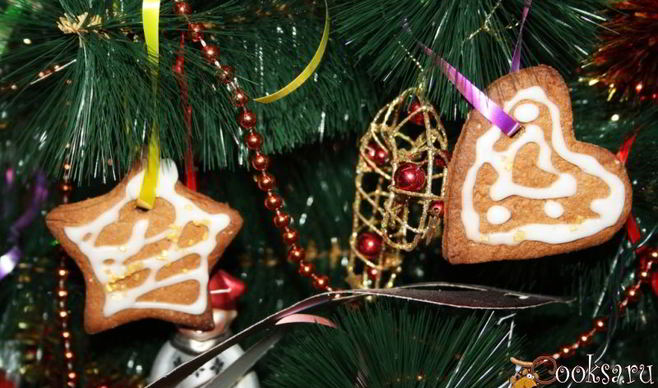 Имбирное печенье на елку