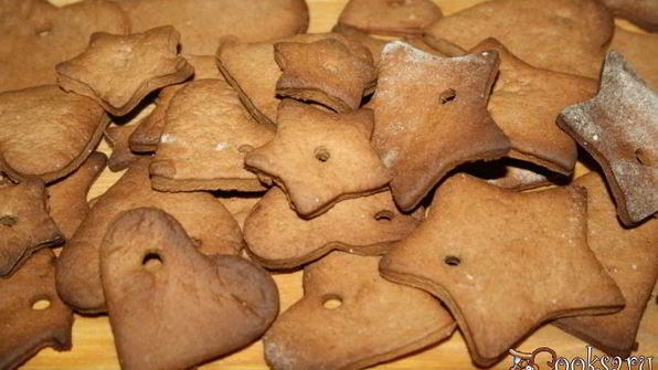 имбирное печенье на елку