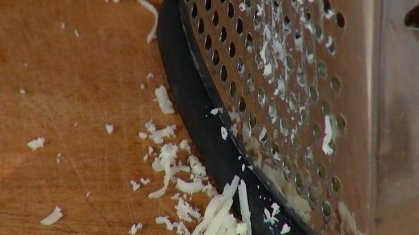 картофельное печенье с сыром и грудинкой