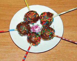 Кейк попсы из печенья