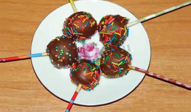 Кейк попсы из печенья