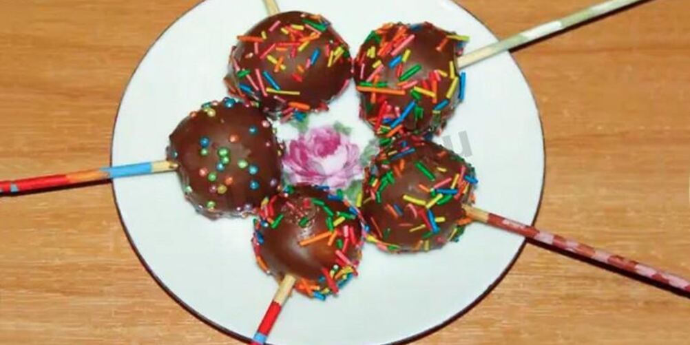 Рецепт кейк попсы из печенья