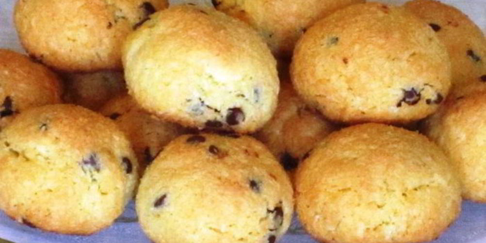 Рецепт кокосовое печенье с шоколадными каплями