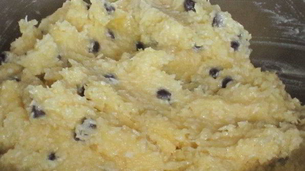 кокосовое печенье с шоколадными каплями