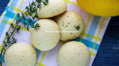 Лимонное печенье с тимьяном