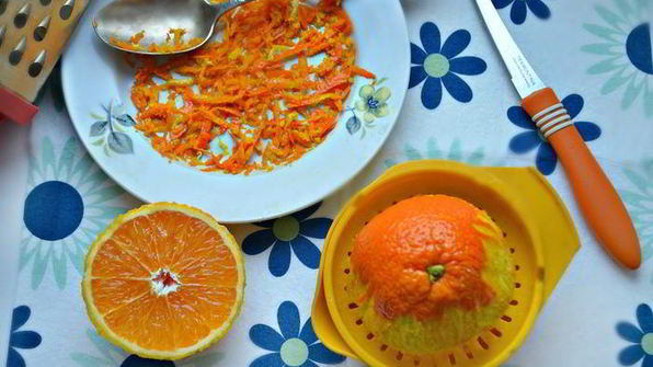 мандариновое печенье