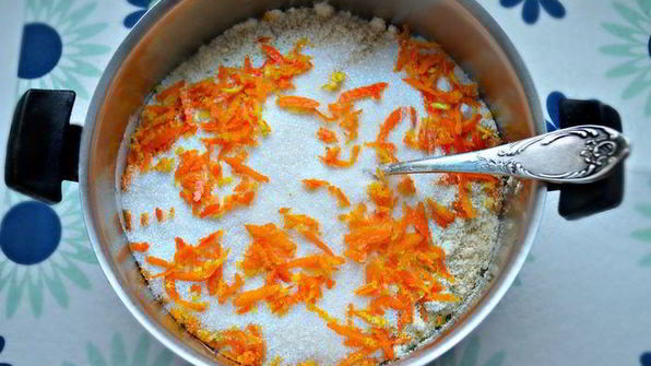 мандариновое печенье