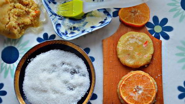 мандариновое печенье