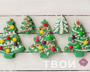 Новогоднее печенье