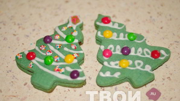 новогоднее печенье