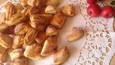 Печенье Гусиные лапки с творогом