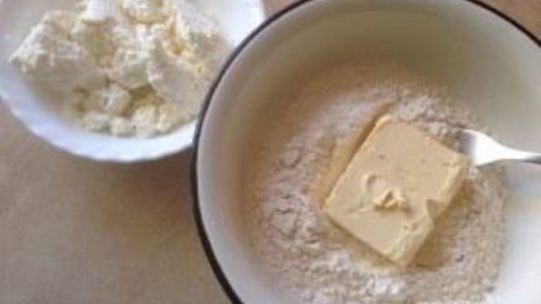 печенье гусиные лапки с творогом