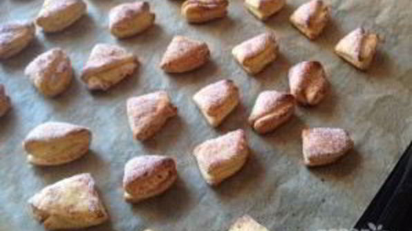 печенье гусиные лапки с творогом