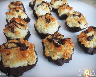 Печенье Макарун с шоколадом