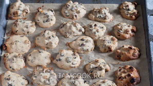 печенье на маргарине с сухофруктами