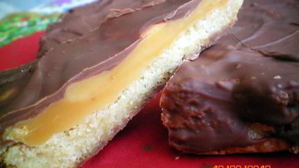 Печенье по мотивам конфеты TWIX