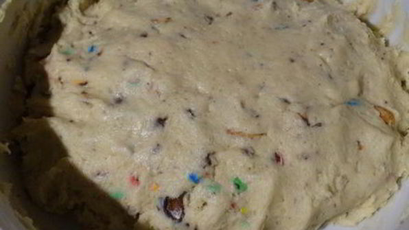 печенье с драже m&m