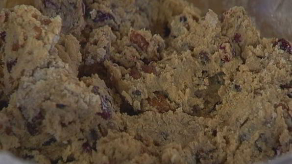 печенье с клюквой и орехами пекан