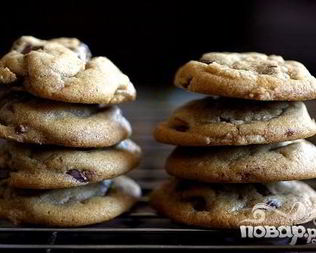 Печенье с кусочками шоколада
