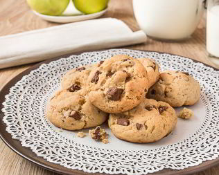 Печенье с шоколадом