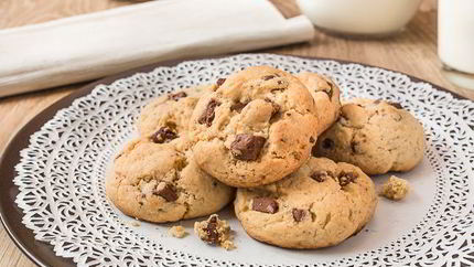 Печенье с шоколадом