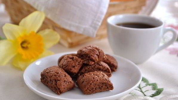 печенье шоколадные подушечки