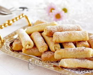 Печенье Сигареты с орехами