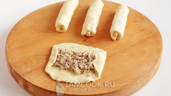 печенье сигареты с орехами