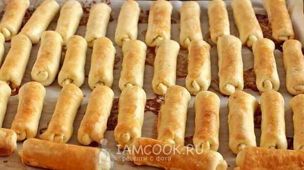 печенье сигареты с орехами