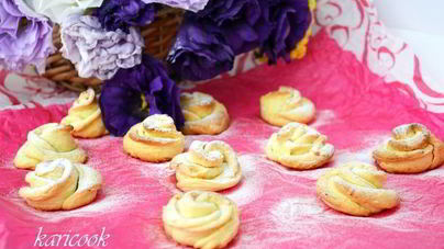 Печенье Творожные розочки