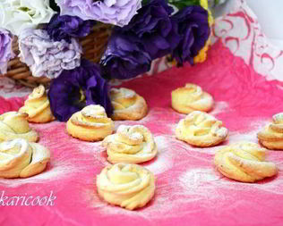 Печенье Творожные розочки