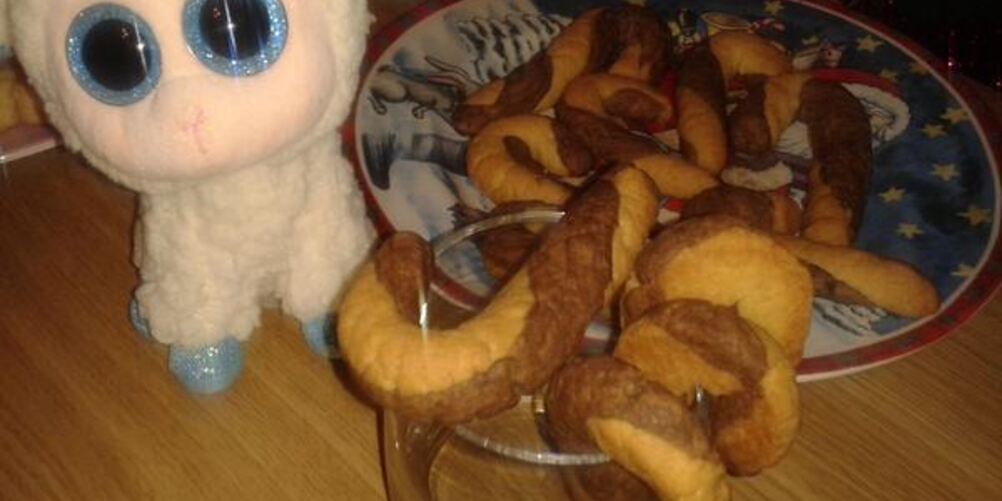 Рецепт песочное печенье посох деда мороза