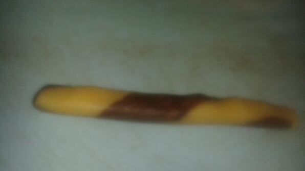 песочное печенье посох деда мороза