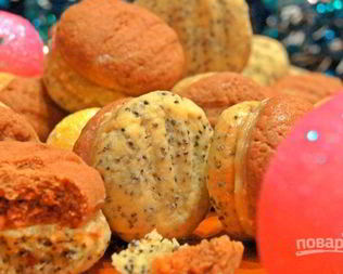 Песочное печенье с маком