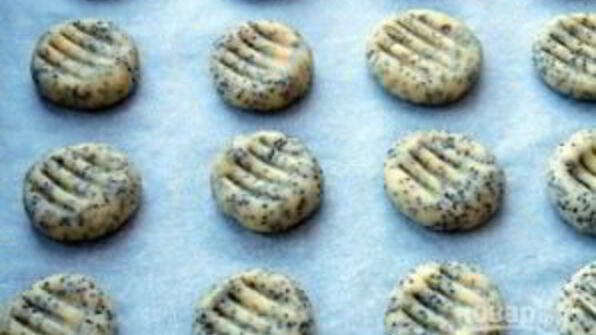 песочное печенье с маком