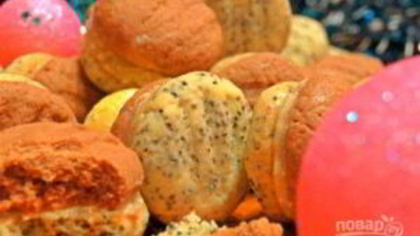 песочное печенье с маком