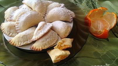 Песочное печенье с мандаринами