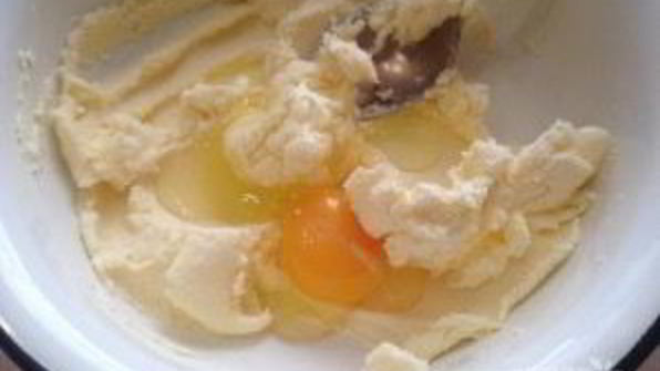 песочное печенье с мандаринами