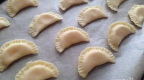 песочное печенье с мандаринами