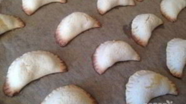 песочное печенье с мандаринами