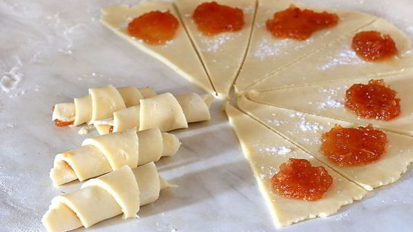 рогалики на сметане и маргарине