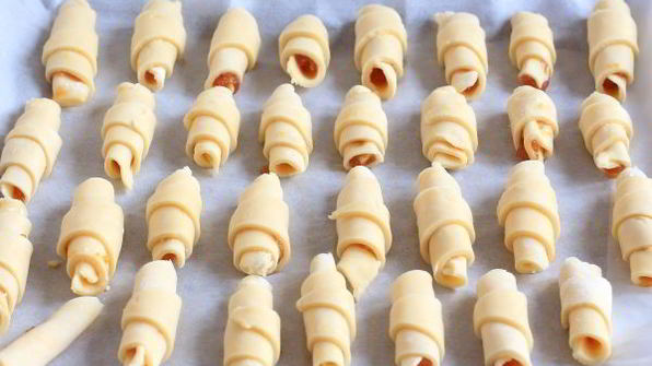 рогалики на сметане и маргарине