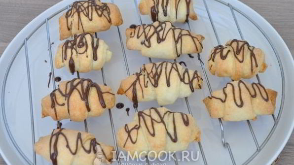 рогалики с шоколадом