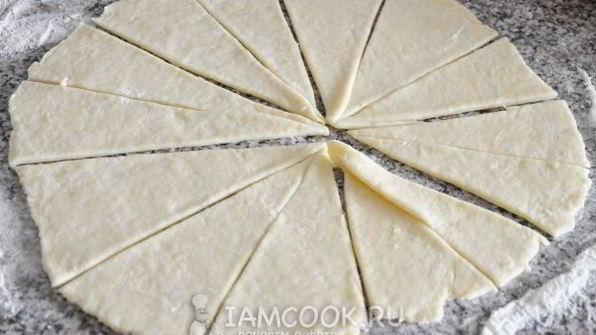 рогалики с шоколадом