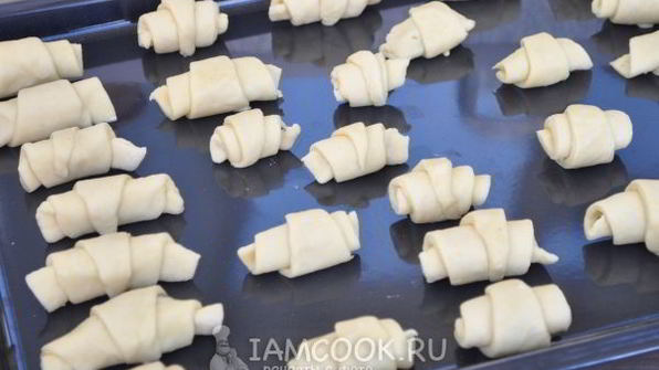 рогалики с шоколадом