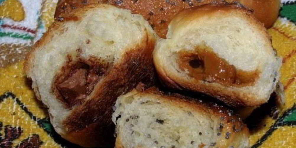 Рецепт рогалики со сгущенкой