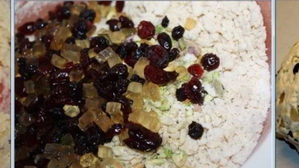 рождественское немецкое печенье mini-stollen