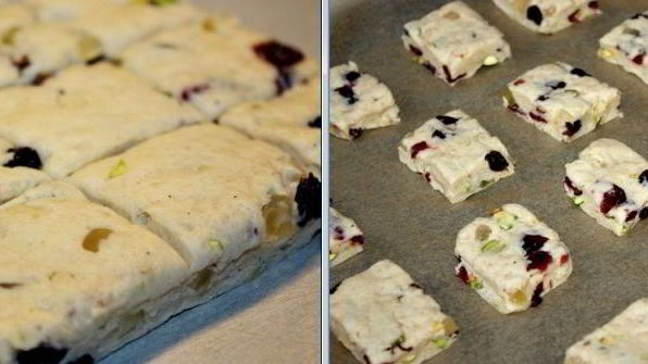 рождественское немецкое печенье mini-stollen