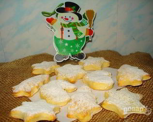 Рождественское печенье из творога