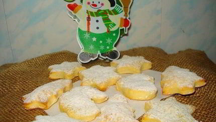 Рождественское печенье из творога